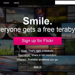 写真共有サイト「Flickr」が大幅リニューアル！んが、なぜかエラーで使えず困ったぞ！