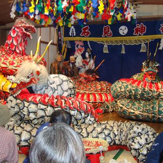 【One-Pack Photo】:島根や広島の伝統芸能「石見神楽(いわみかぐら)」の大蛇 #1photo