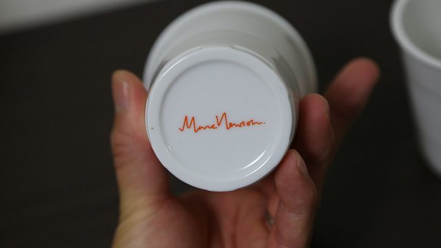マーク・ニューソンデザインのIDEE「セラミックカップ M」を貰ったぞ！