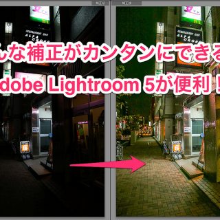 「Adobe Lightroom 5」を使うと暗い写真や子供の写真がグッと良い写真になるぞ！