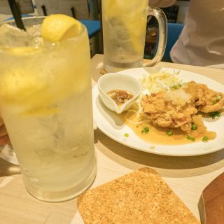 【蒲田】から揚げとレモン酒のバル「蒲田Cafe」がオシャレで旨くておススメだぞ！