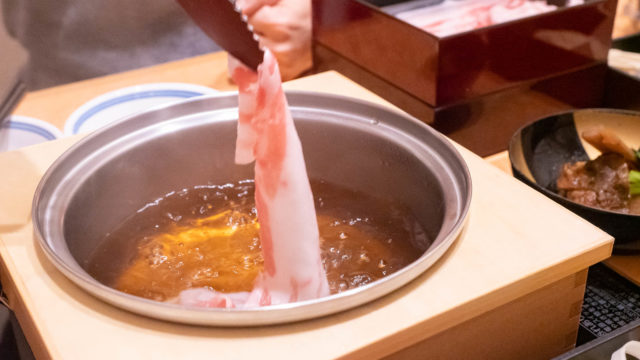 鹿児島に行ったなら！しゃぶしゃぶの寿庵で、塩しゃぶしゃぶを食べるべきだぞ！