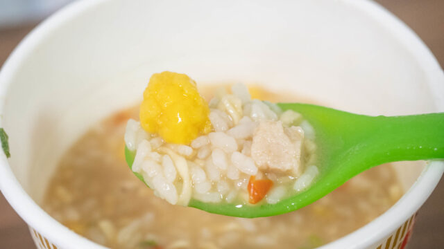日清カップヌードルぶっ込み飯「鶏白湯」が背徳感があって美味しいぞ！