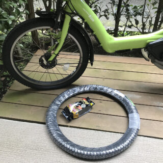 電動アシスト付き自転車（ママチャリ）の前輪なら自分で簡単にパンク修理・タイヤ交換できるぞ！