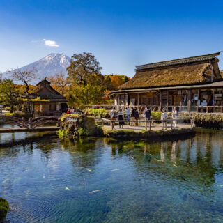 国の天然記念物「忍野八海」は絶景の富士山と湧水池が美しいぞ！