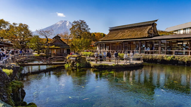 国の天然記念物「忍野八海」は絶景の富士山と湧水池が美しいぞ！