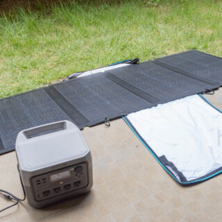EcoFlowのポータブル電源「River 2 Pro」を購入！日差しが良ければソーラーで満充電可能だぞ！