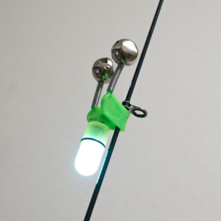 夜釣りするなら！「LED付きクリップ鈴」が便利だぞ！