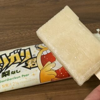 ガリガリ君 梨 が、シャリシャリした食感が梨みたいで美味しいぞ！