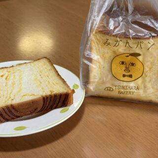 愛媛の石鎚山SAで買える！みかんパンが美味しいぞ！