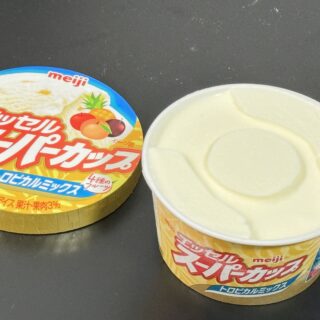 明治 エッセル スーパーカップ トロピカルミックスがさっぱりフルーティーで美味しいぞ！