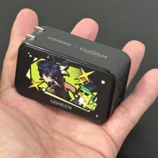 UGREENの65W出力対応急速充電器（原神モデル）がコンパクトでカッコいいぞ！
