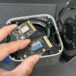 【写真で解説】Mac mini M4のSSDを自分で交換！256GB→2TBで3万円ちょいだぞ！