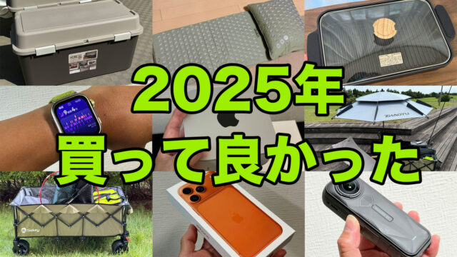 【ベストバイ】2025年 むねさだが買ってよかったものを紹介するぞ！