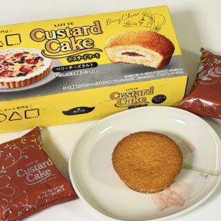 人気タルト店コラボ！ロッテ カスタードケーキ ベリーチーズタルトが甘酸っぱくて美味しいぞ！