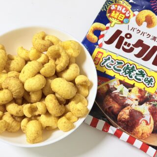 東ハト パックル 濃旨たこ焼き味が、サクッと軽い食感と濃い味付けでおつまみに最高だぞ！