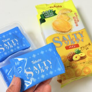夏季限定！東ハト ソルティ パインが塩味とパインの甘みで美味しいぞ！