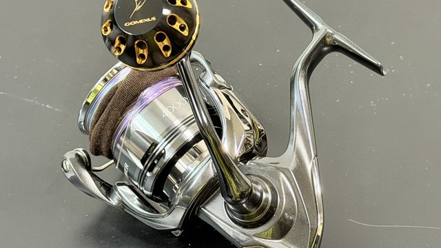 24ツインパワー4000XGのハンドルノブをゴメクサス38mmラウンドノブに交換したぞ！