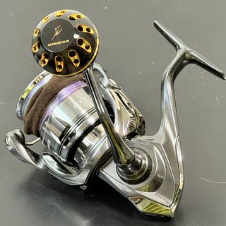 24ツインパワー4000XGのハンドルノブをゴメクサス38mmラウンドノブに交換したぞ！